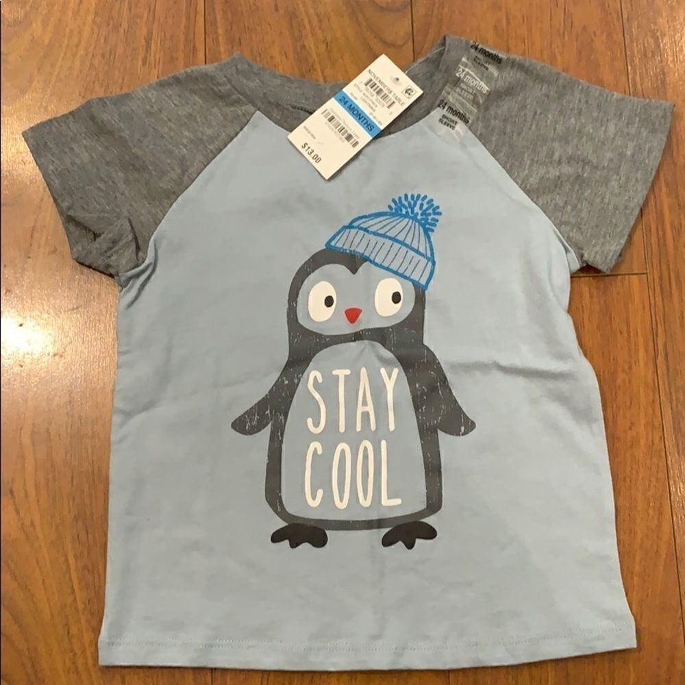 NWT First Impressions Penguin Tee 24 Months